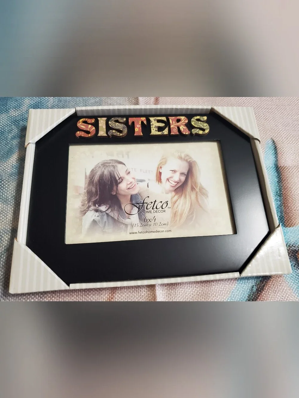 NIB SISTERS Colorful Picture Frame By Fetco Home Decor